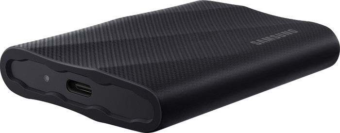 Samsung T9 Portable SSD 1TB Black left side