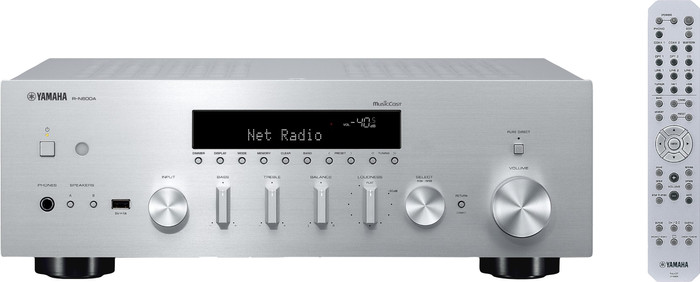 Yamaha R-N600 Silver front