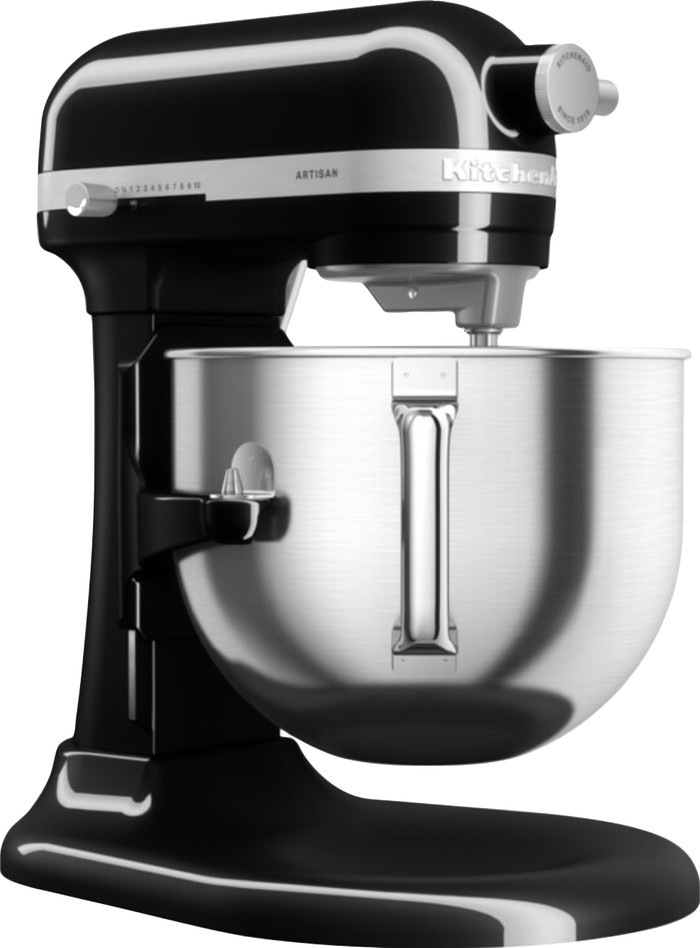 KitchenAid Artisan Bowl-Lift 5KSM70SHXEOB Onyx Zwart rechterkant