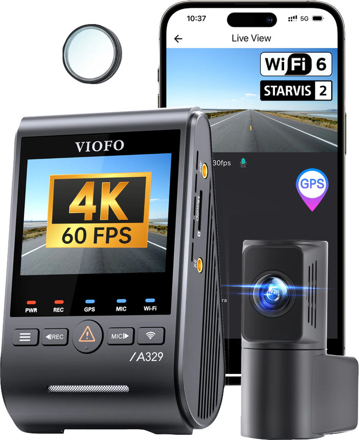 Viofo A329S 2CH 4K Wifi GPS visual leverancier