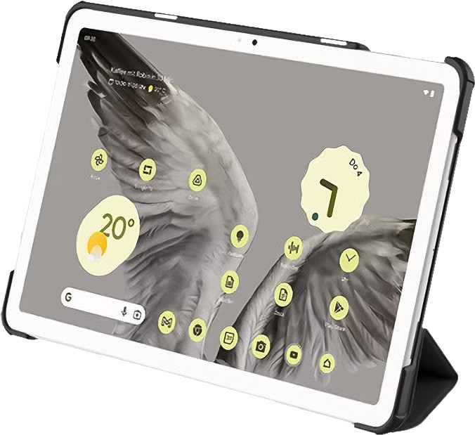 Just in Case Smart Tri-Fold Google Pixel Tablet Book Case Noir null