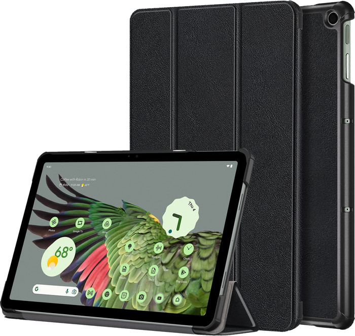 Just in Case Smart Tri-Fold Google Pixel Tablet Book Case Noir produit à l'usage