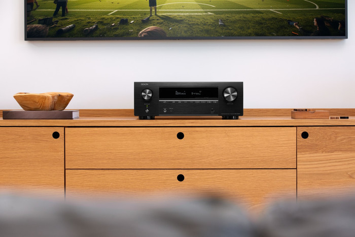 Polk Audio Monitor XT20 Speaker Set + Denon AVR-X1800H Receiver product in gebruik