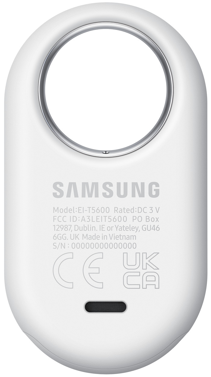 Samsung SmartTag 2 Wit 2-Pack achterkant
