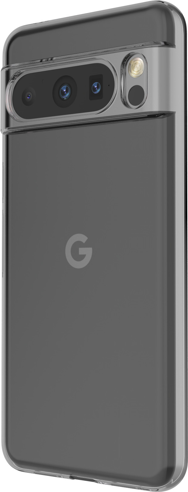 BlueBuilt Google Pixel 8 Pro Back Cover Transparent left side