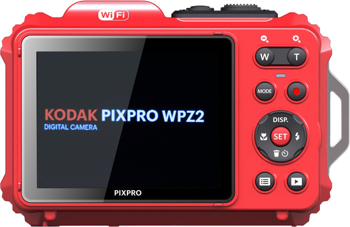 Kodak Pixpro WPZ2 Appareil Photo Sous-marin Rouge arrière