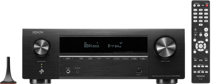 Denon AVR-X1800H Zwart Main Image