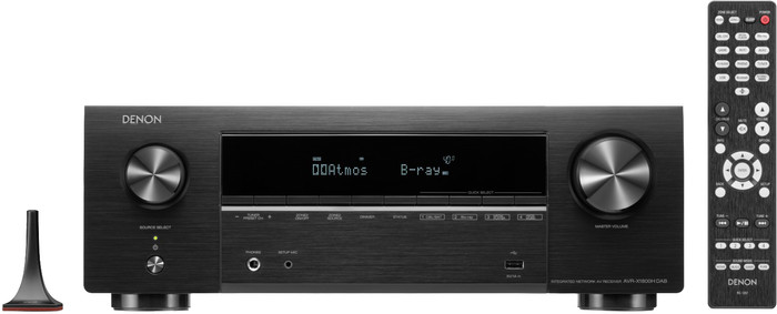 Denon AVR-X1800H DAB Noir Main Image