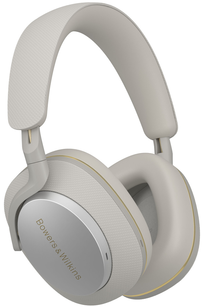 Bowers & Wilkins Px7 S2e Grijs + BlueBuilt Power Delivery Oplader met Usb C Poort 20W Wit rechterkant