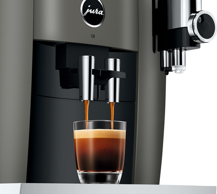 JURA S8 Dark Inox (EB) detail