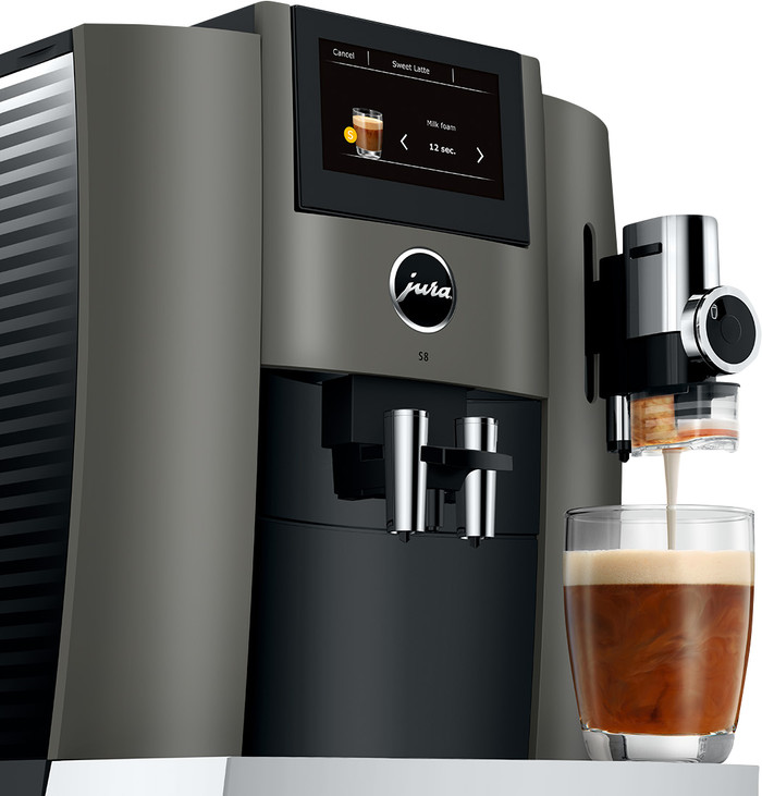 JURA S8 Dark Inox (EB) detail