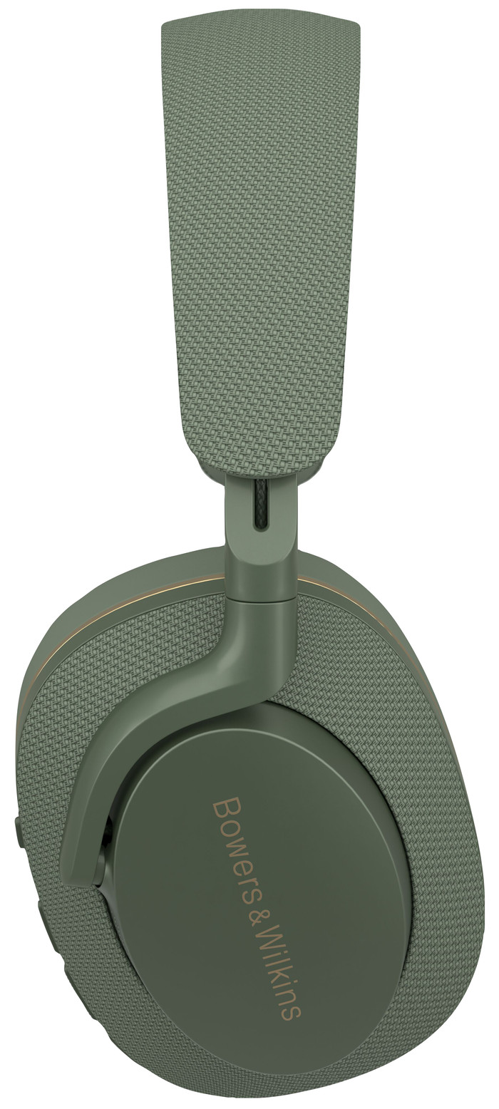 Bowers & Wilkins Px7 S2e Green + BlueBuilt Power Delivery Charger with USB-C Port 20W White left side