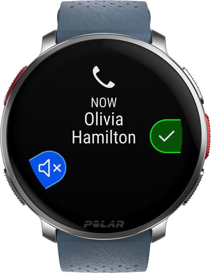 Polar Vantage V3 Argent/Bleu avant