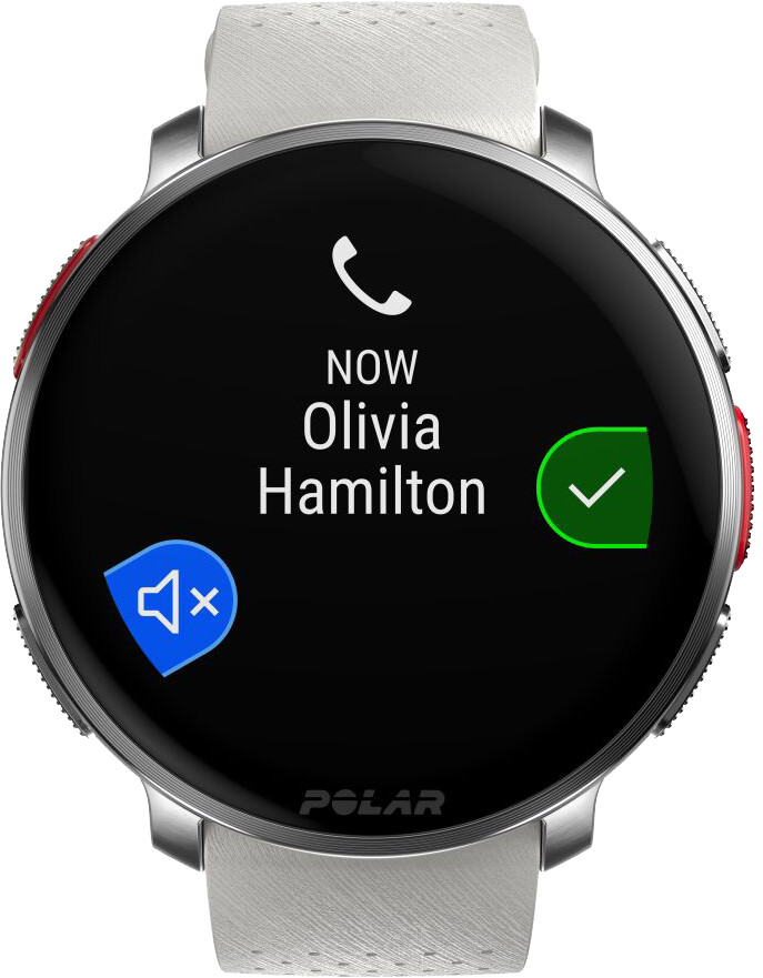 Polar Vantage V3 Silver/White front