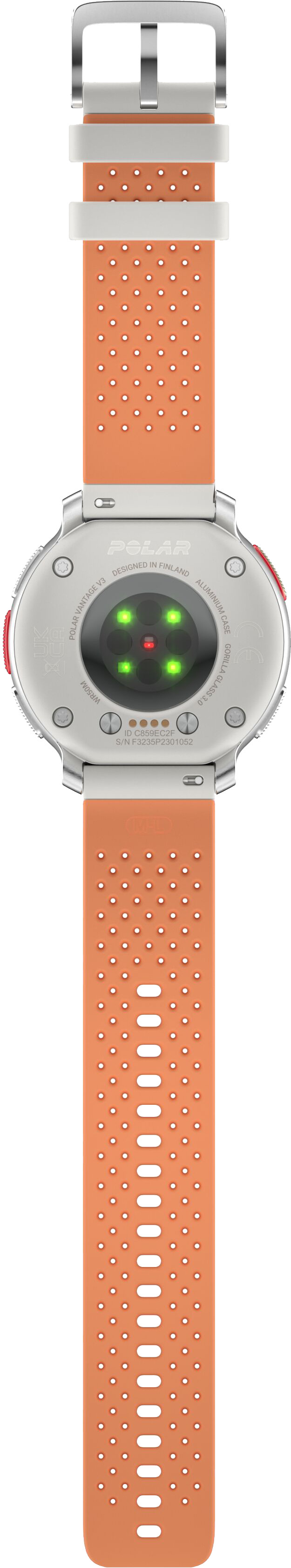 Polar Vantage V3 Silver/White front