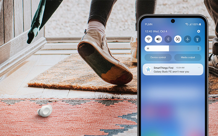 Samsung Buds FE Black product in use