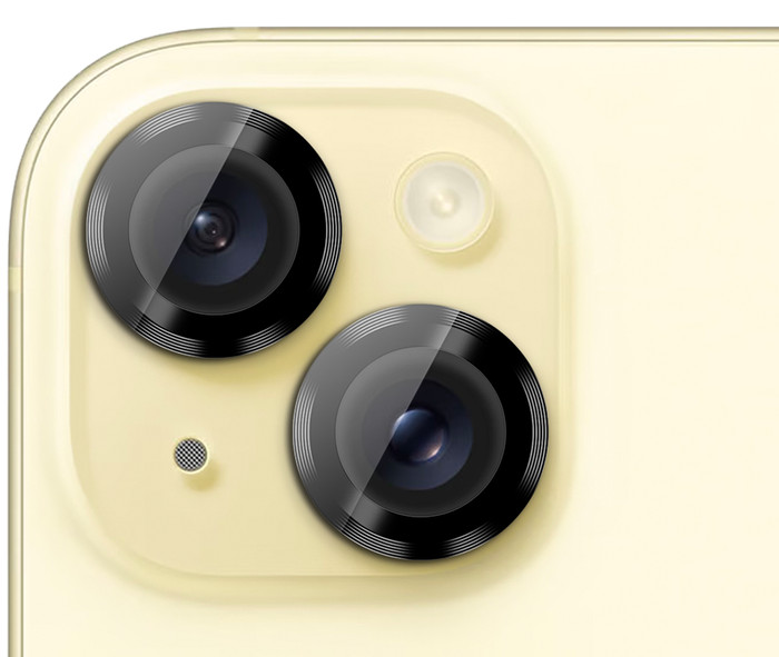 BlueBuilt Apple iPhone Apple iPhone 15 / 15 Plus Protège-objectif Aluminium avant