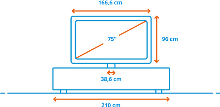 TCL RGB Mini LED 75" RM7L (2026) + TCL A65K visual Coolblue 1