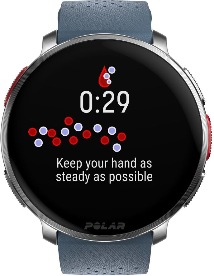 Polar Vantage V3 Argent/Bleu avant