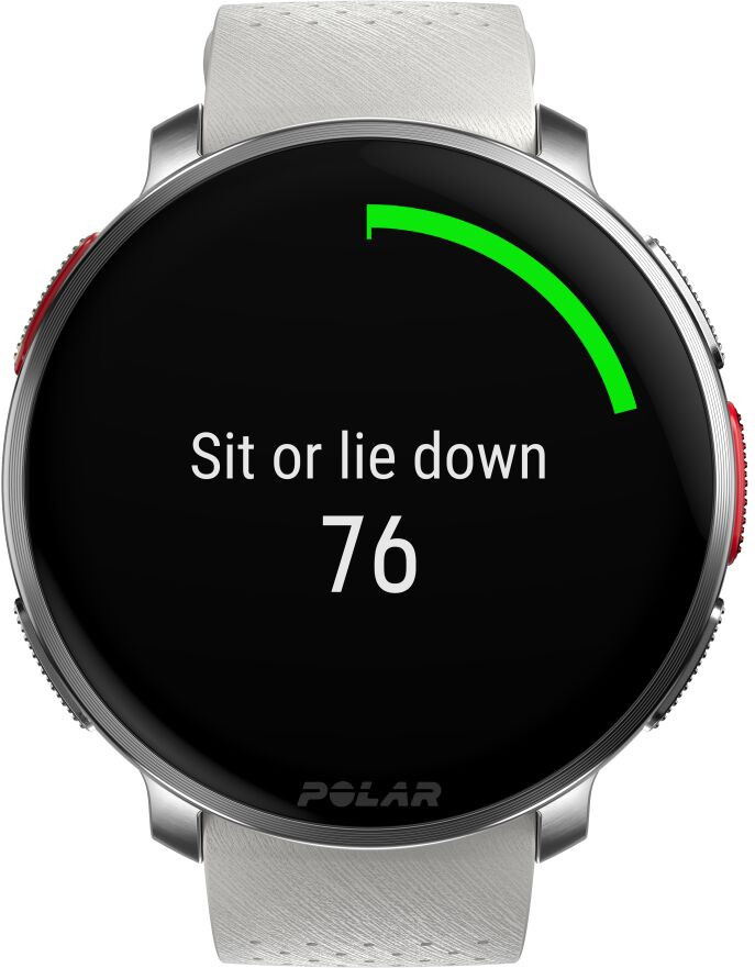 Polar Vantage V3 Silver/White front