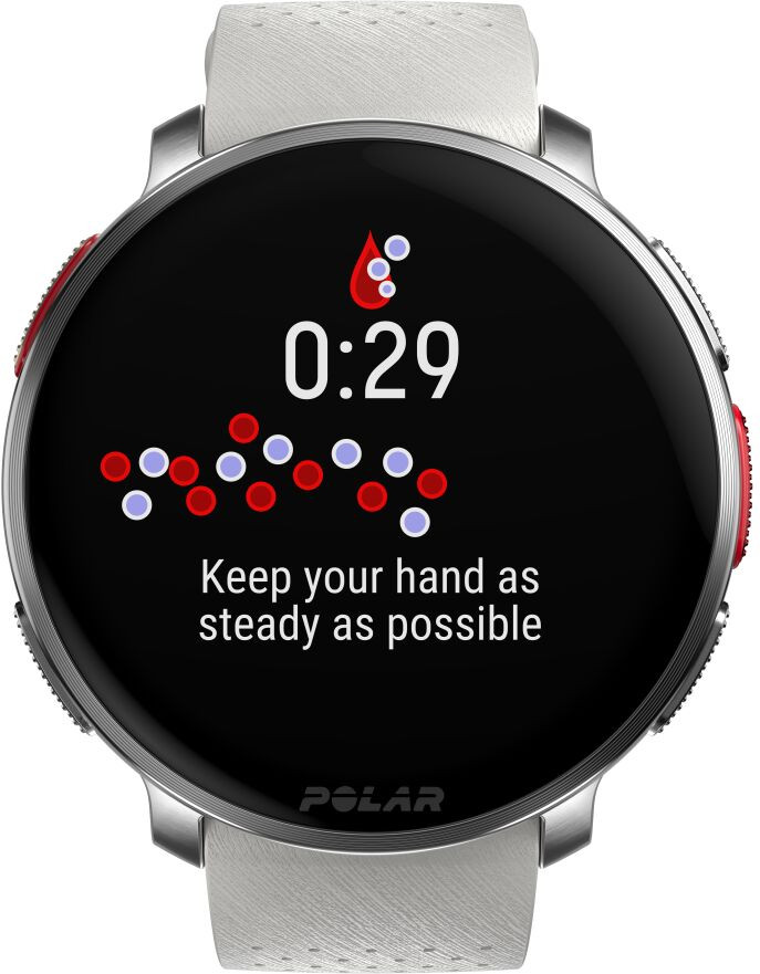 Polar Vantage V3 Silver/White front