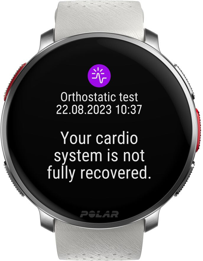 Polar Vantage V3 Silver/White front