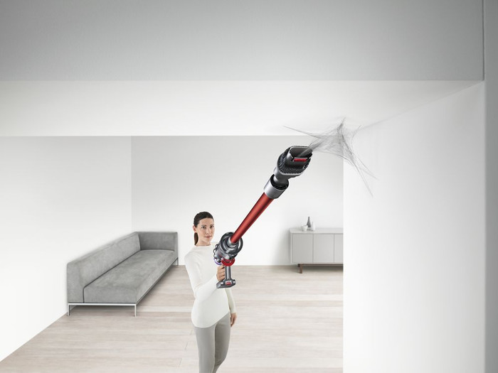 Dyson V11 Fluffy product in use