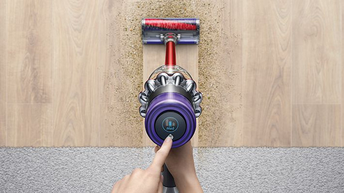 Dyson V11 Fluffy product in use