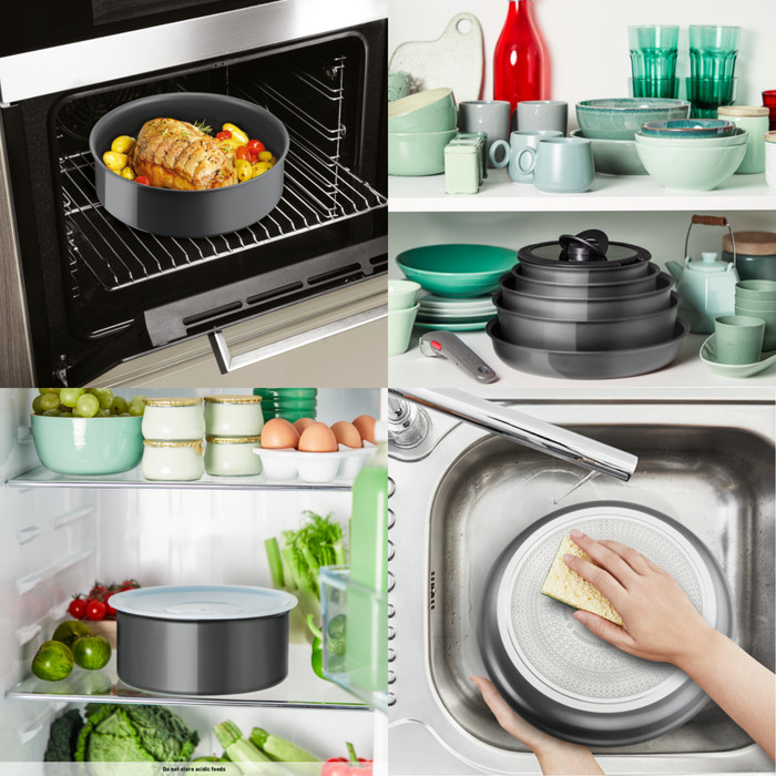 Tefal Ingenio Renew Batterie de Cuisine 11 Pièces null