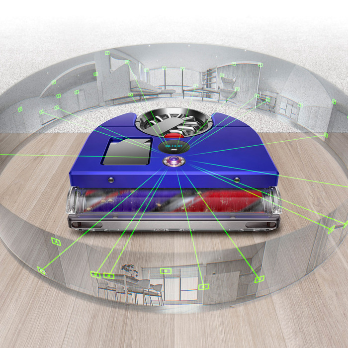 Dyson 360 Vis Nav product in use