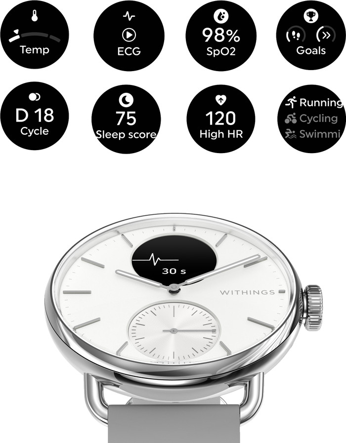 Withings Scanwatch 2 Blanc 38 mm null