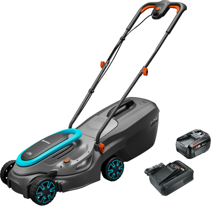 Gardena PowerMax 32/18V P4A Solo + Bosch Starterset 18V 4,0 Ah Main Image