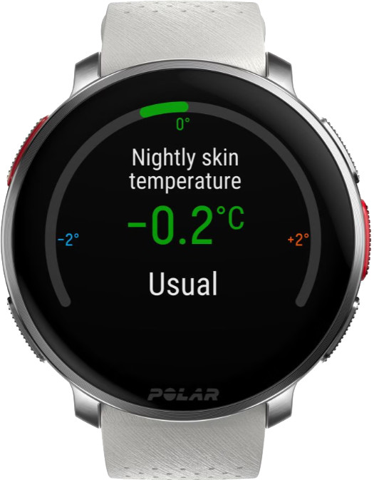Polar Vantage V3 Silver/White front
