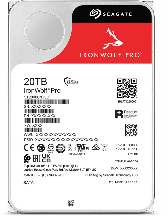 Seagate IronWolf Pro 20 To null