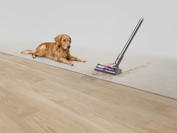 Dyson V15 Detect Absolute product in use