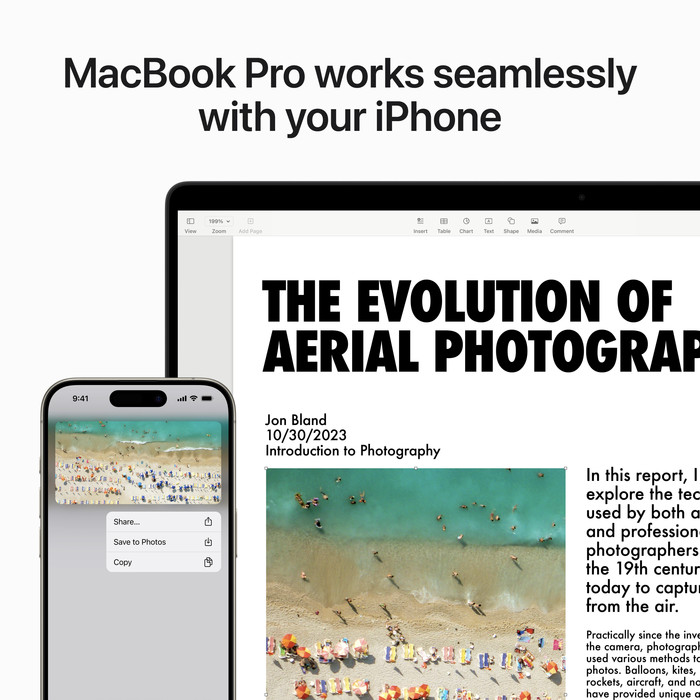 Apple MacBook Pro 14 inches (2023) M3 Pro (12-core CPU/18-core GPU) 18GB/1TB Space Black AZERTY visual supplier