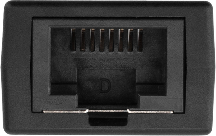 BlueBuilt RJ45 CAT6 koppeling Zwart detail