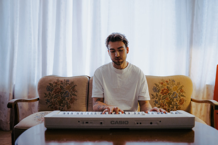 Casio CT-S1 Wit product in gebruik