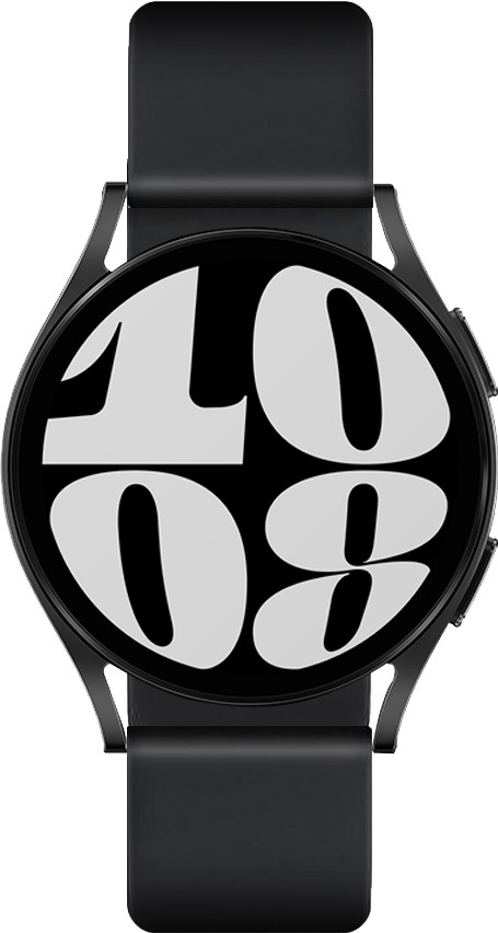 BlueBuilt Siliconen Bandje Zwart voor Samsung 20 mm detail