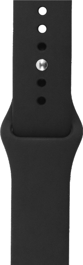 BlueBuilt Siliconen Bandje Zwart voor Samsung 20 mm null