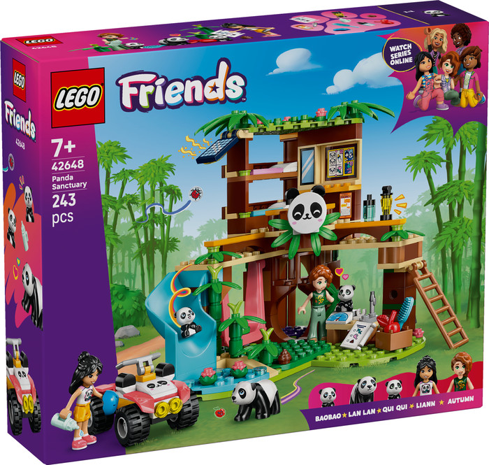 LEGO Friends Panda Sanctuary Animal Care 42648 packaging