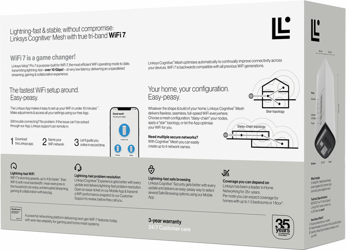 Linksys Velop Pro 7 2-Pack verpakking