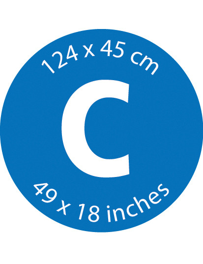 Brabantia Strijkplankhoes C 124 x 45 cm Fresh Breeze visual leverancier