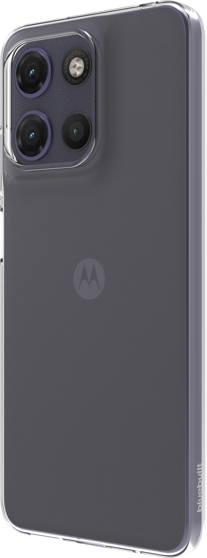 BlueBuilt Motorola Moto G17 / G17 Power Back Cover Transparant rechterkant