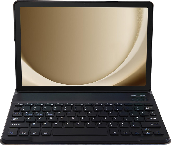 Just in Case Premium Samsung Galaxy Tab A9 Plus Étui Clavier AZERTY Noir avant