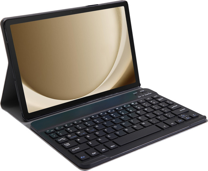 Just in Case Premium Samsung Galaxy Tab A9 Plus Étui Clavier AZERTY Noir côté gauche