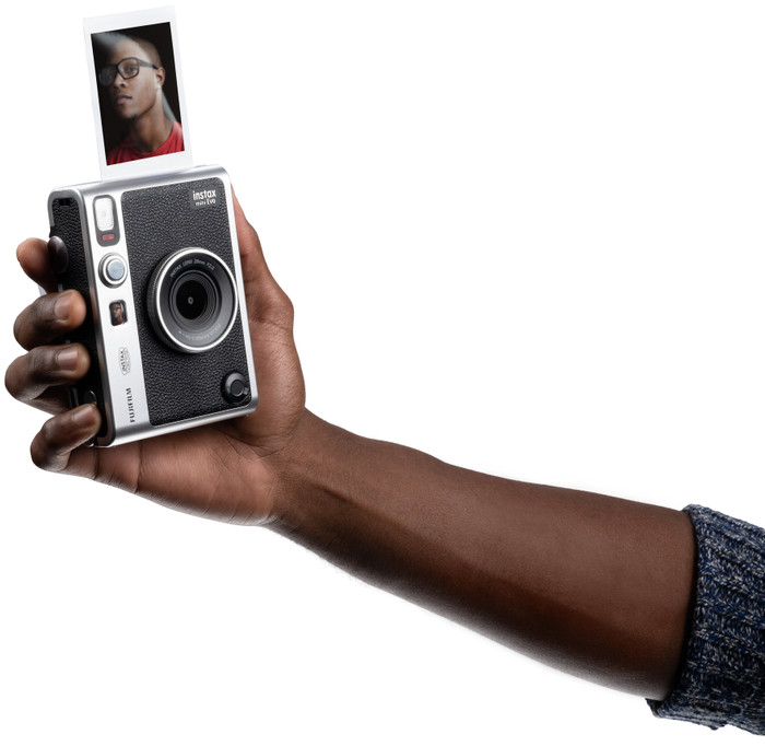 Fujifilm Instax Mini EVO Black product in use