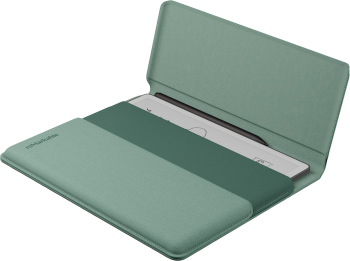 reMarkable Paper Pure Polymer Weave Sleeve Groen rechterkant