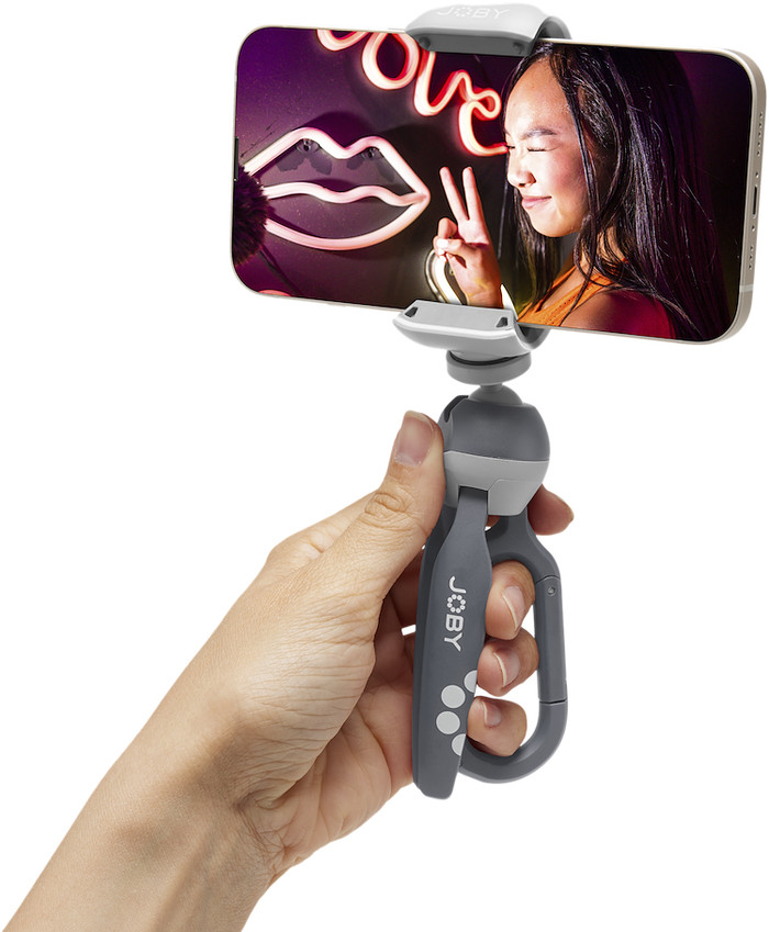 Joby Handypod Clip product in gebruik