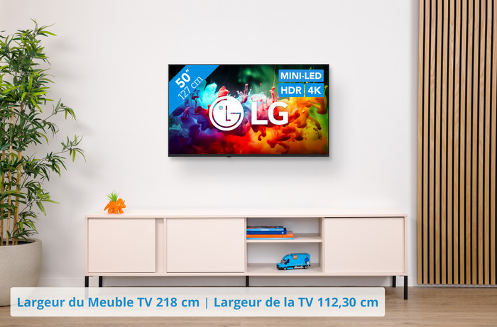 LG Mini-LED 50" QNED71 (2026) visuel Coolblue 1
